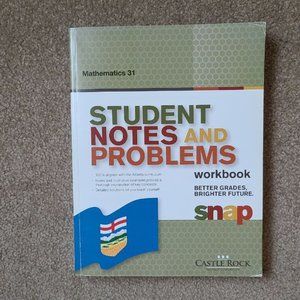 Student Notes and Problems Math 31‎ - Castle Rock - Paperback